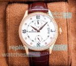 Newest Jaeger-LeCoultre Master White Dial Rose Gold Diamond Watch 40mm